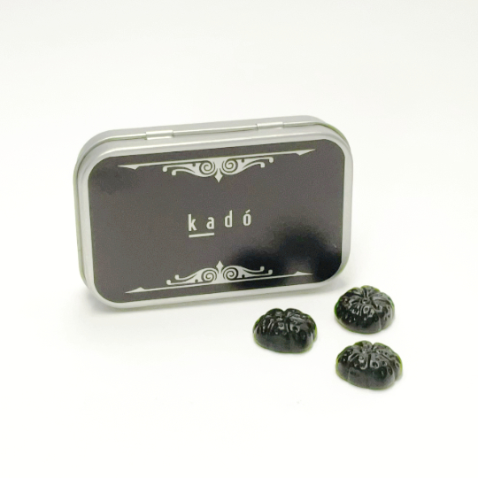 Sea urchin handmade - Liquorice with seasalt 75g tin